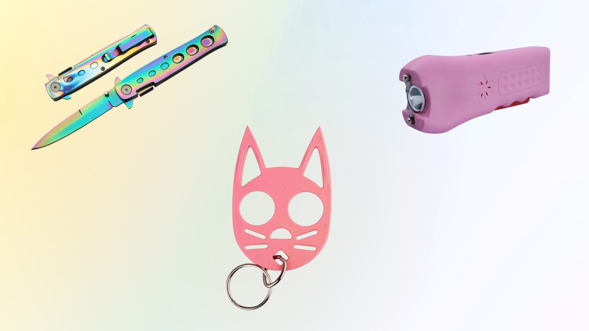 Travel essentials arranged together